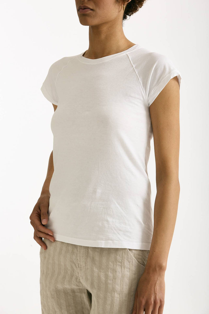 T-shirt in cotone bianco women Transit par such - 4