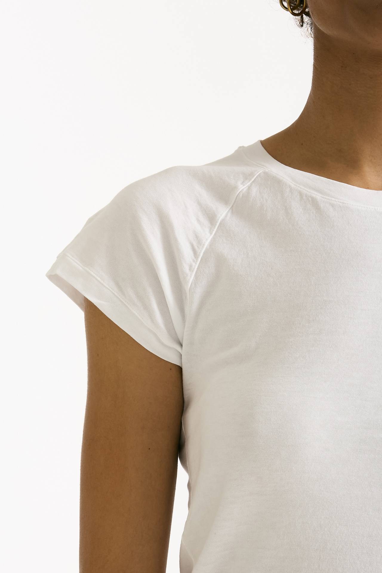 T-shirt in cotone bianco women Transit par such - 5