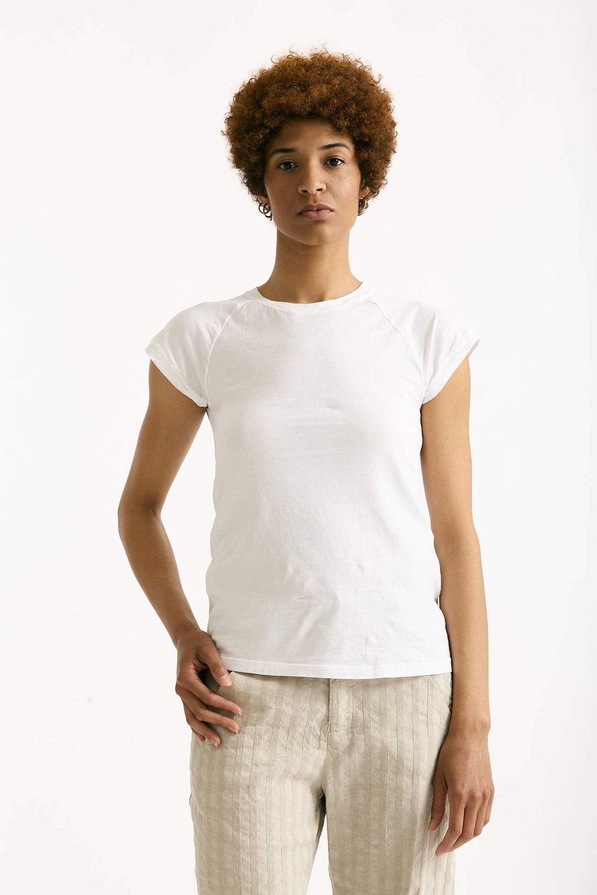 T-shirt in cotone bianco women Transit par such - 1