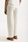 Pantalone ampio in lino cemento chiaro women Transit par such - 3