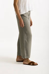 Pantalone ampio in lino taupe women Transit par such - 2