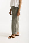 Pantalone ampio in lino taupe women Transit par such - 3