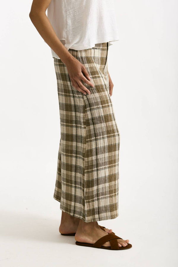 Pantalone ampio check Vita alta women Transit par such