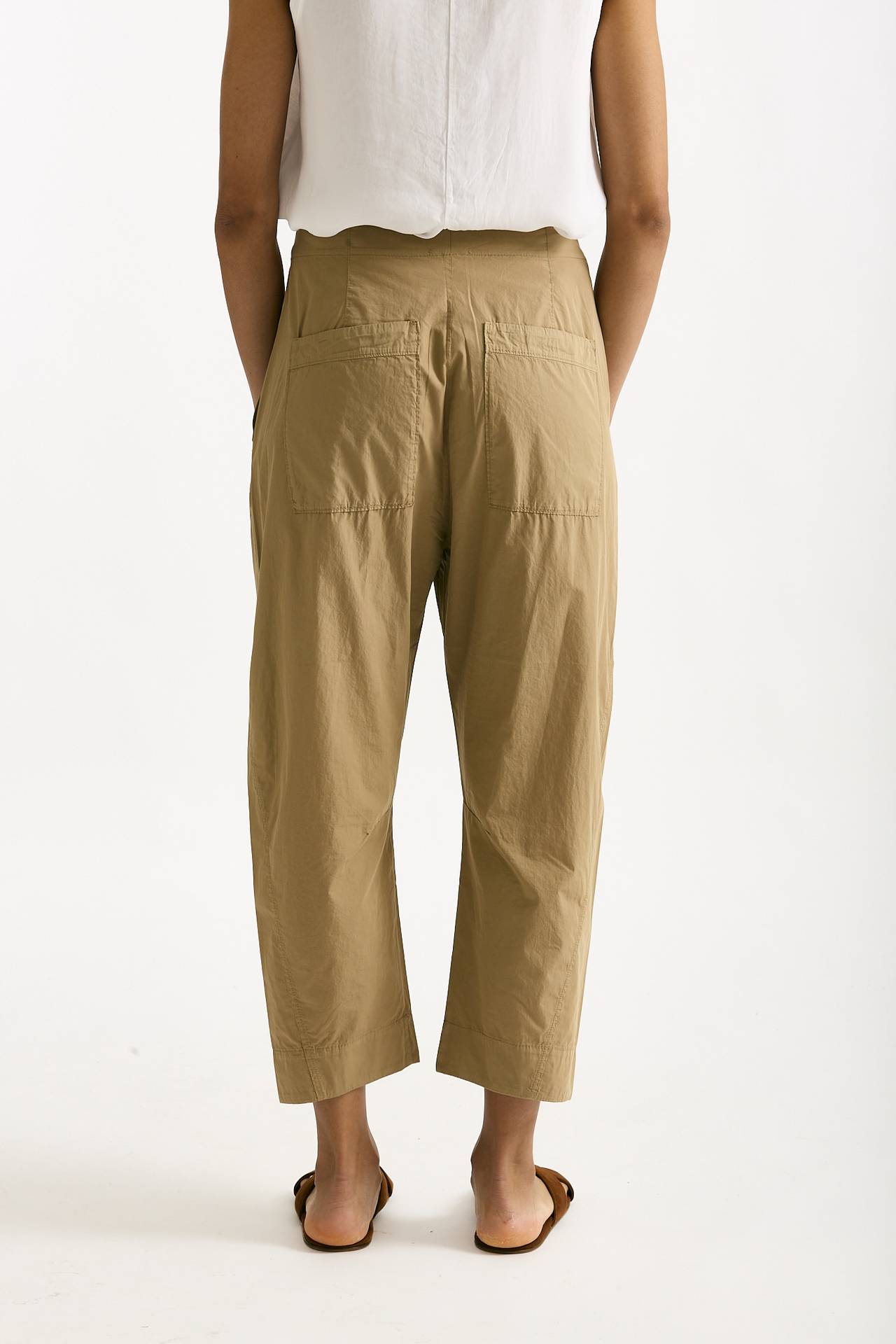 Pantalone in cotone leggero beige scuro women Transit par such - 3