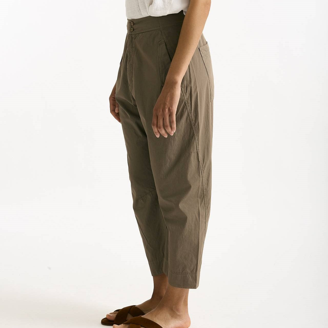 Pantalone in cotone leggero taupe women Transit par such - 7