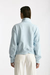 Felpa polo in cotone azzurro women Woc - 4