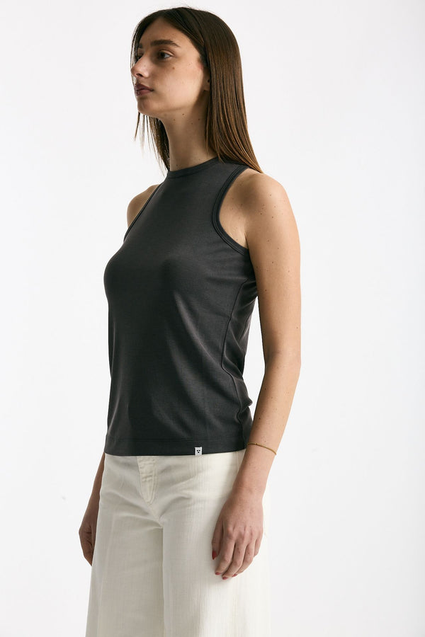 Top in modal grigio fumo women Woc