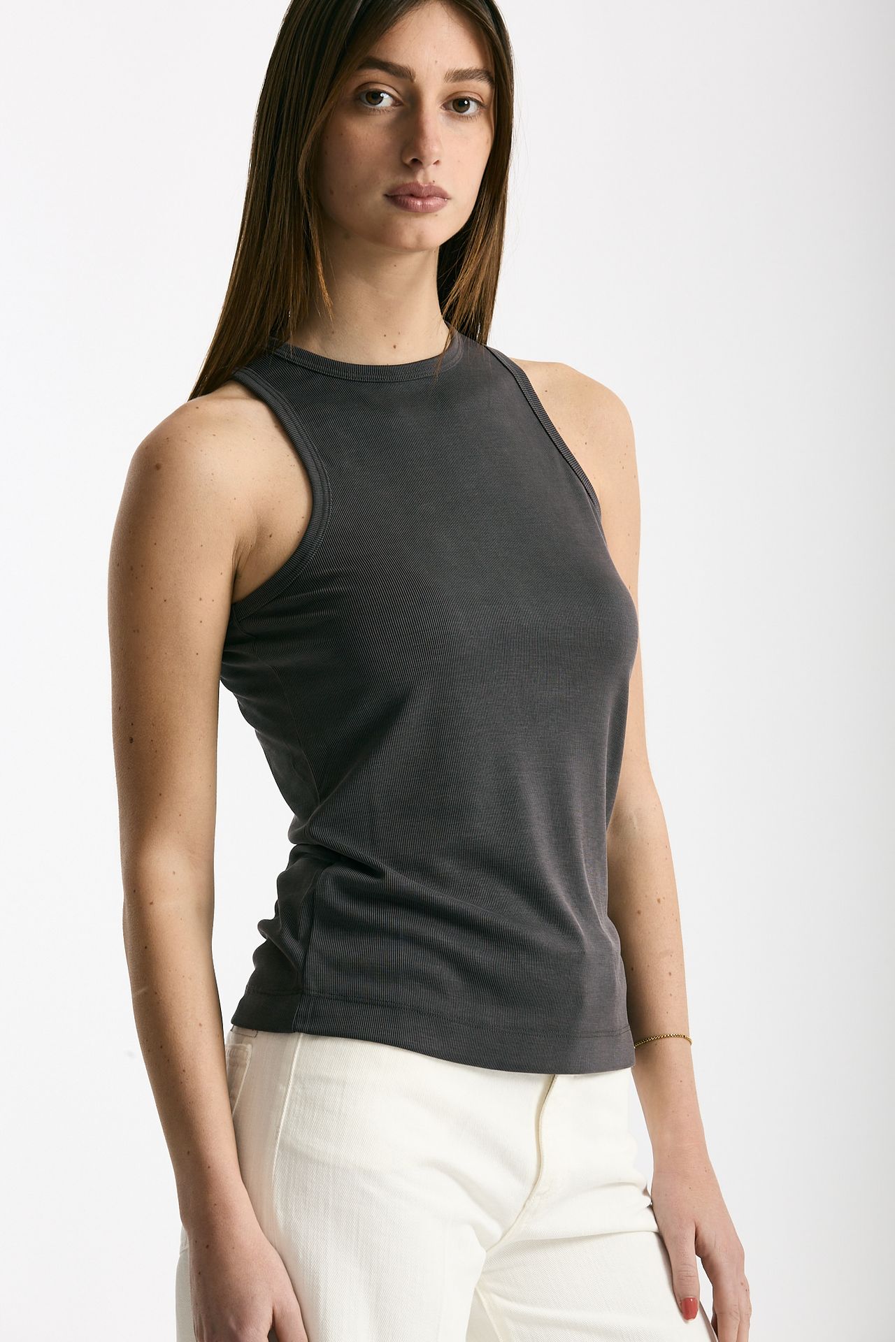 Top in modal grigio fumo women Woc - 4