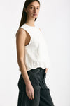 Crop top con arriccio bianco women Woc - 4
