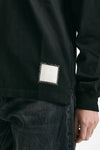 Polo unisex nero lavato e bianco women Woc - 5