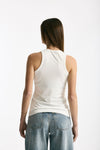 Top girocollo in modal bianco women Woc - 1