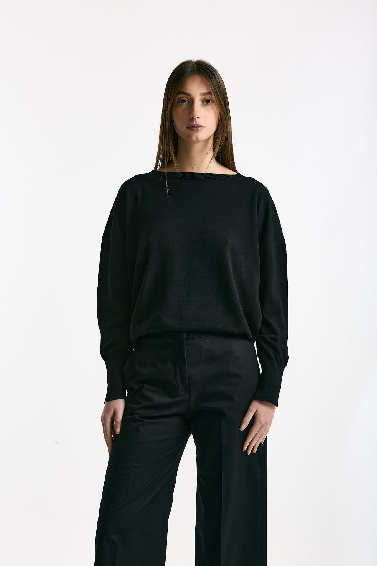 Maglia in cotone nero women Zanone - 2
