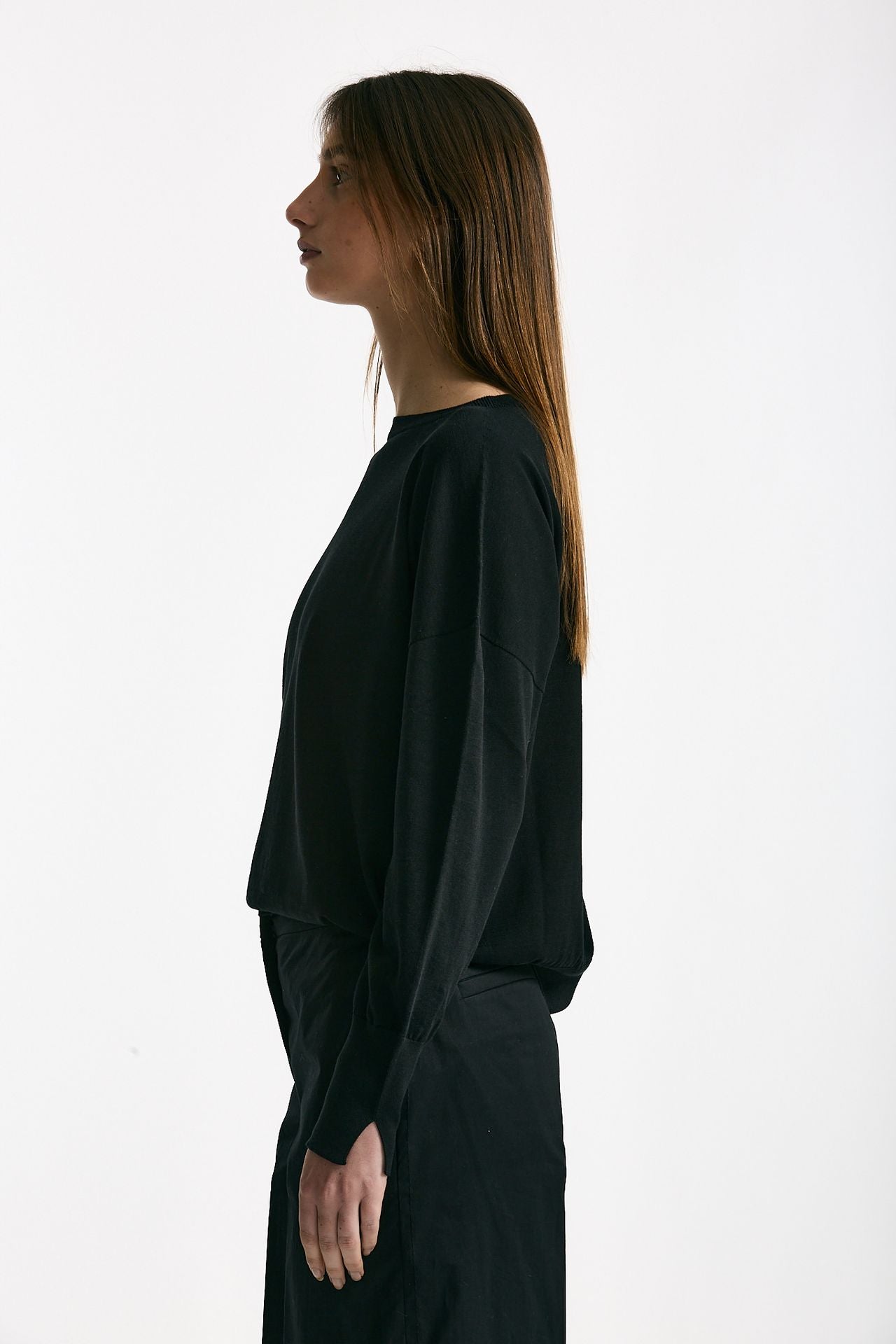 Maglia in cotone nero women Zanone - 3