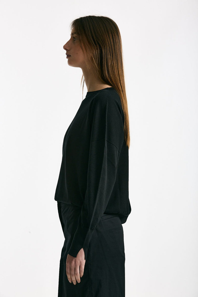 Maglia in cotone nero women Zanone - 3