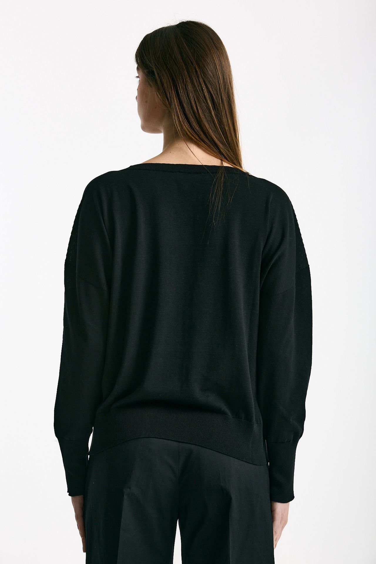 Maglia in cotone nero women Zanone - 1