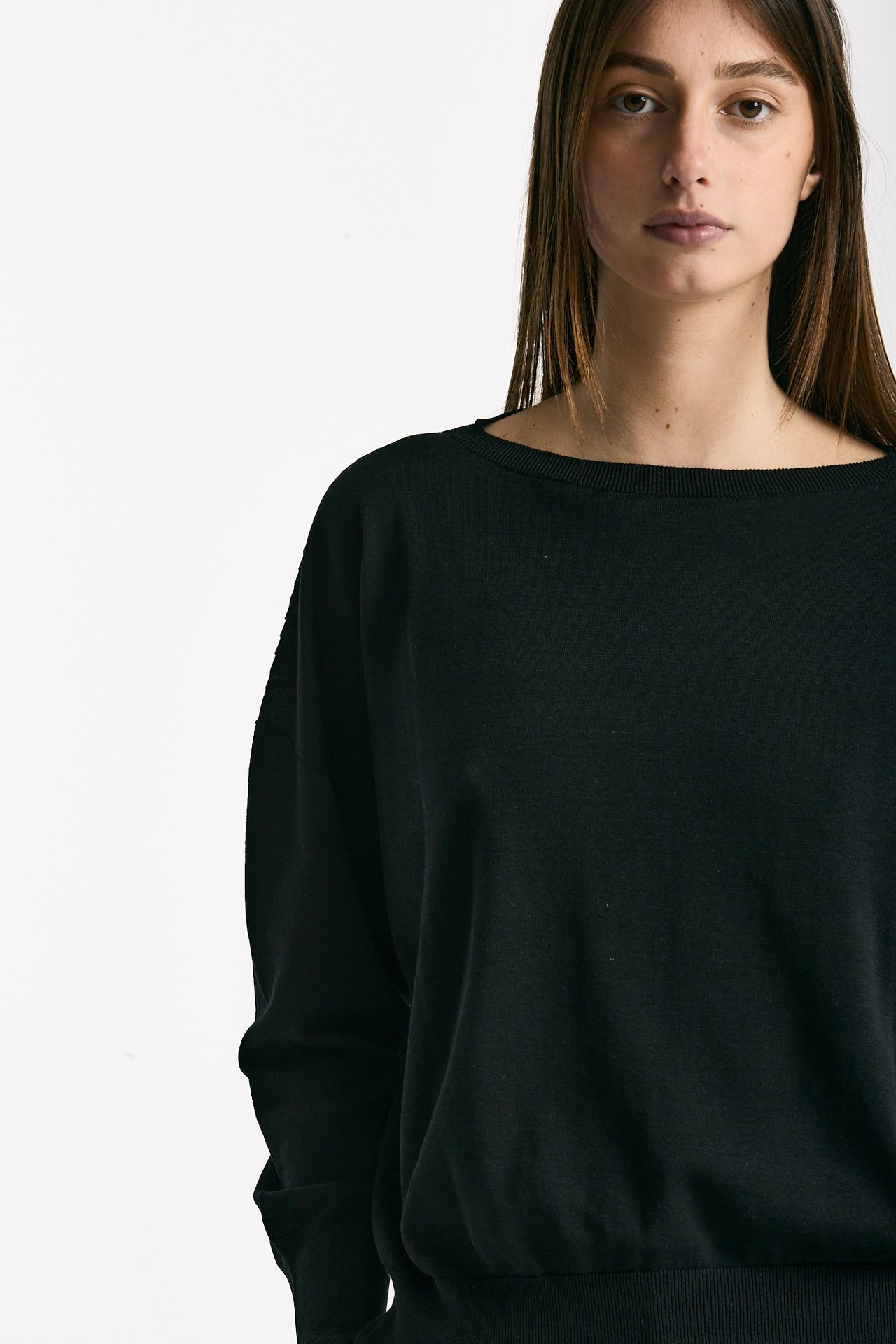 Maglia in cotone nero women Zanone - 4