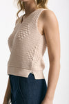 Top in maglia lavorato rosa tenue women Zanone - 6