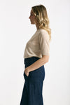 Maglia in viscosa beige filo lurex women Zanone - 2