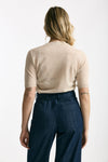 Maglia in viscosa beige filo lurex women Zanone - 3