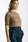Maglia in viscosa cammello filo lurex women Zanone - 3