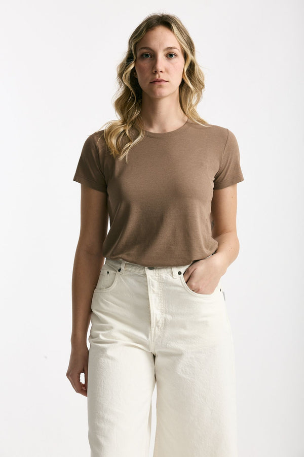 T-shirt basica ice-cotton terra women Zanone