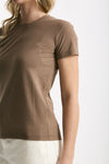 T-shirt basica ice-cotton terra women Zanone - 5