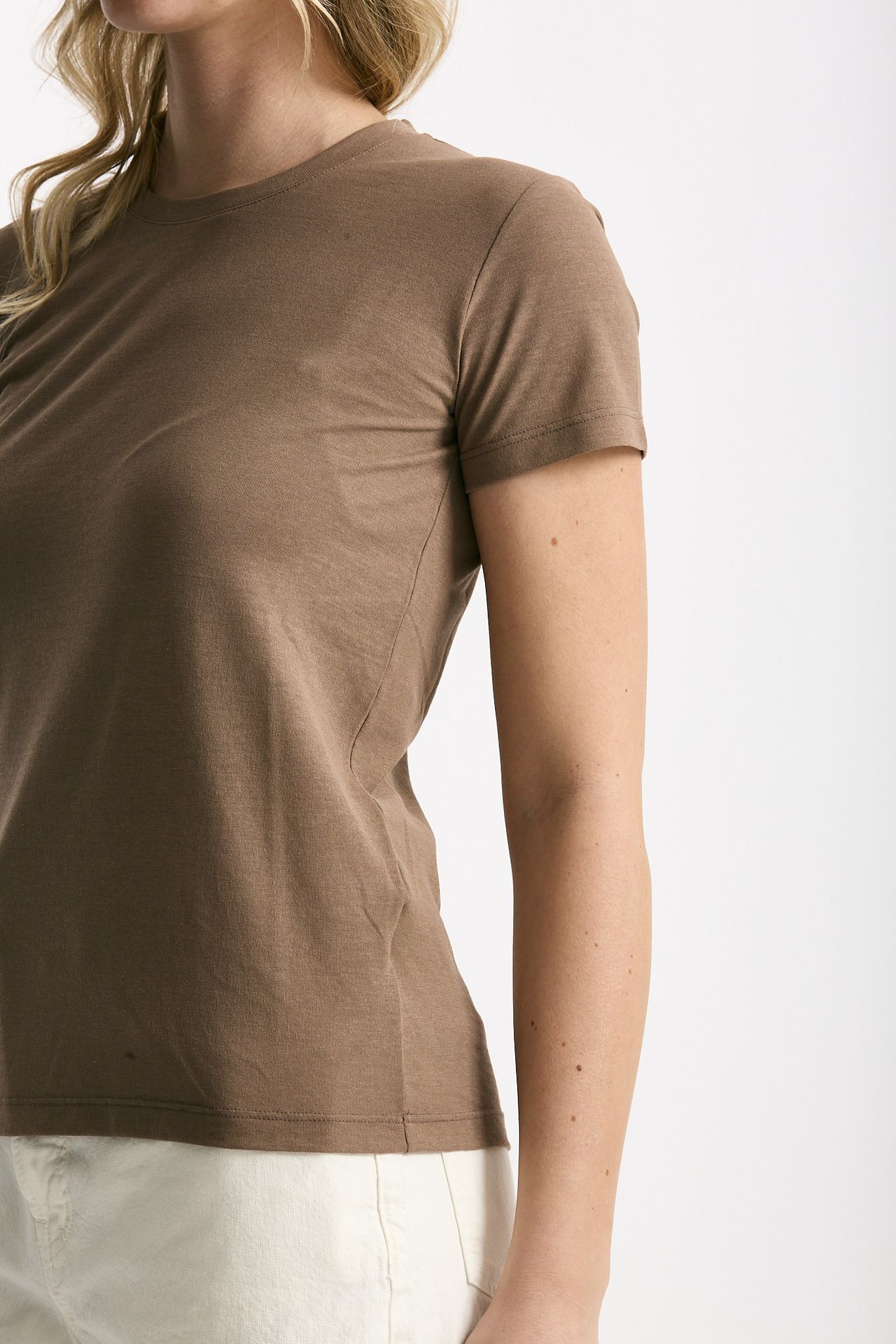 T-shirt basica ice-cotton terra women Zanone - 5