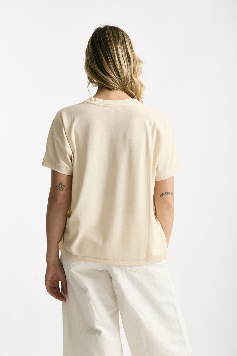 T-shirt over ice-cotton beige women Zanone - 3