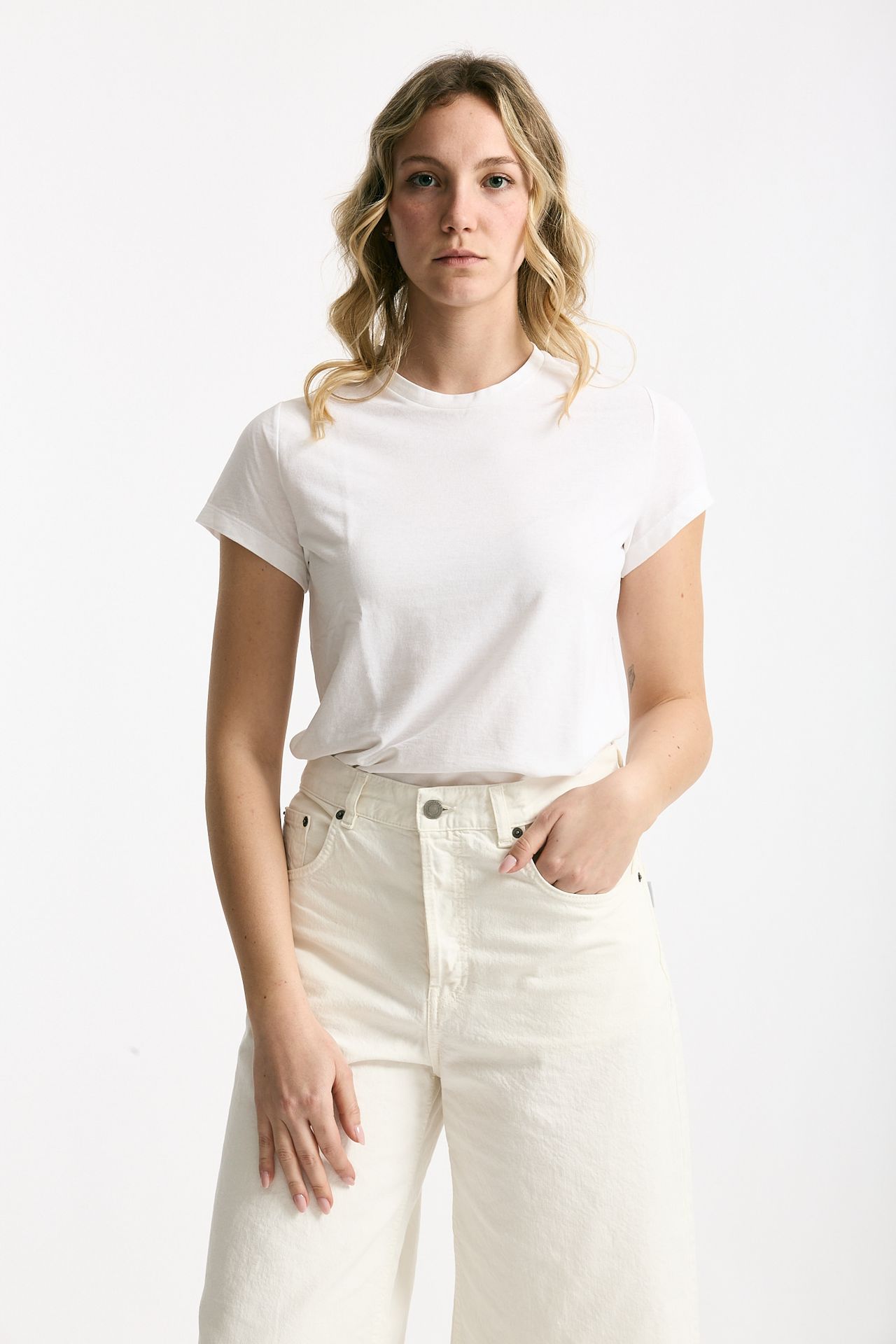 T-shirt basic ice-cotton bianco women Zanone - 1
