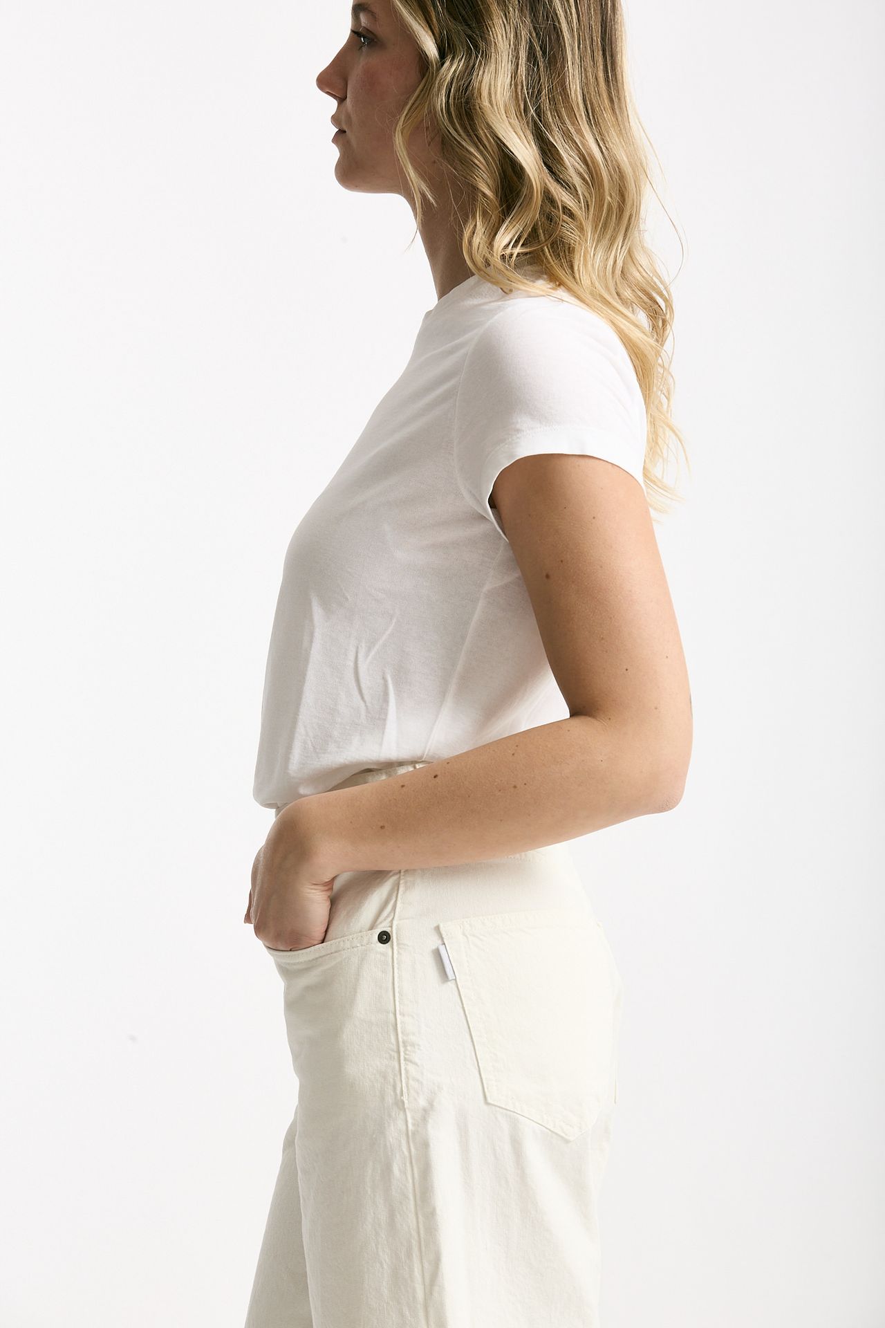 T-shirt basic ice-cotton bianco women Zanone - 2
