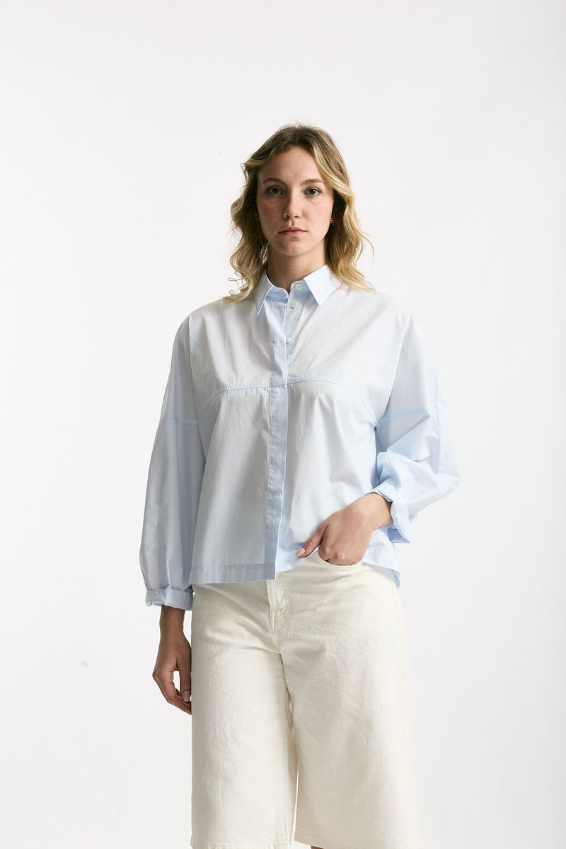 Camicia in cotone azzurro chiaro women Zanone - 1