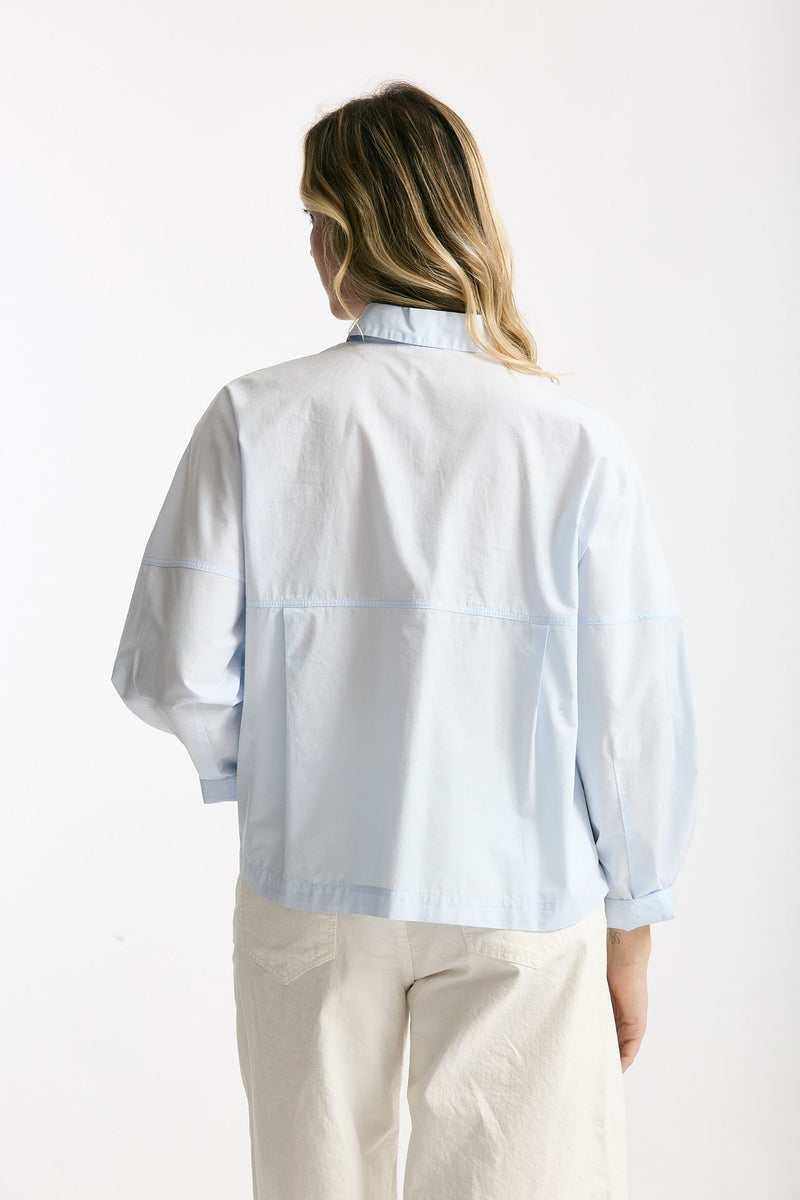 Camicia in cotone azzurro chiaro women Zanone - 3