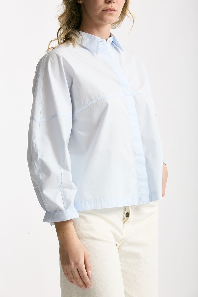 Camicia in cotone azzurro chiaro women Zanone - 4