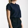 T-shirt basica ice-cotton blu navy women Zanone - 5