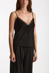 Top gessato nero women The andamane - 1