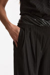 Pantalone gessato nero women The andamane - 5