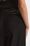 Pantalone gessato nero women The andamane - 6