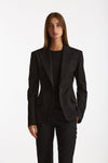 Giacca slim gessata nero women The andamane - 3