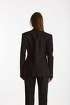 Giacca slim gessata nero women The andamane - 5