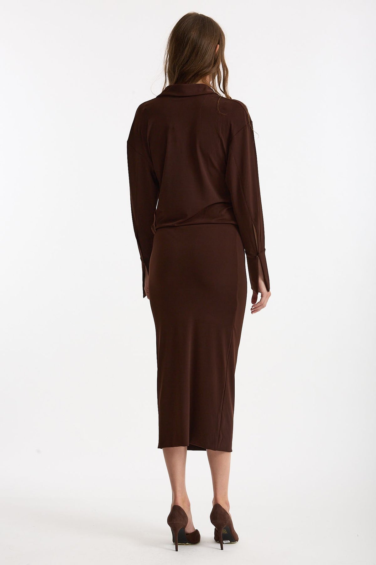 Abito midi marrone women The andamane - 3