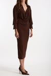 Abito midi marrone women The andamane - 4