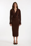 Abito midi marrone women The andamane - 1