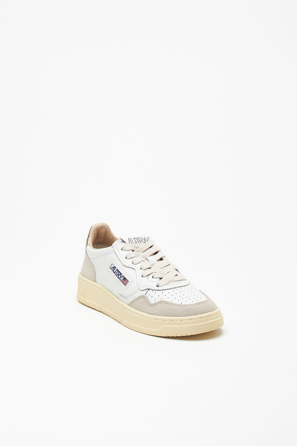 Sneakers MEDALIST LOW-AULW-LS75 in pelle e camoscio women Autry