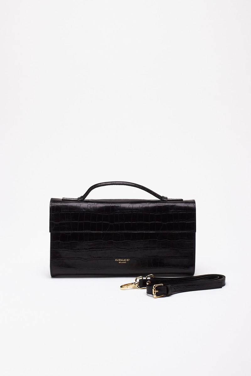Borsa PALOMA in pelle cocco nero women Avenue 67 - 5