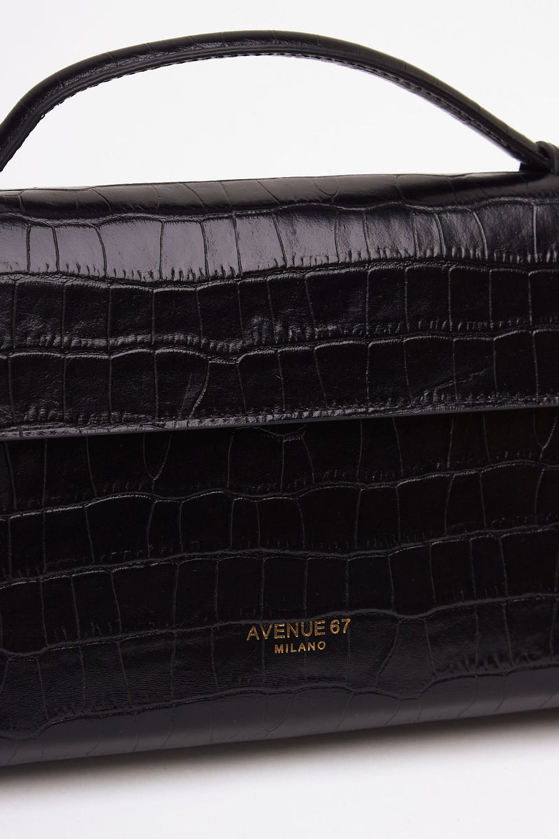 Borsa PALOMA in pelle cocco nero women Avenue 67 - 2