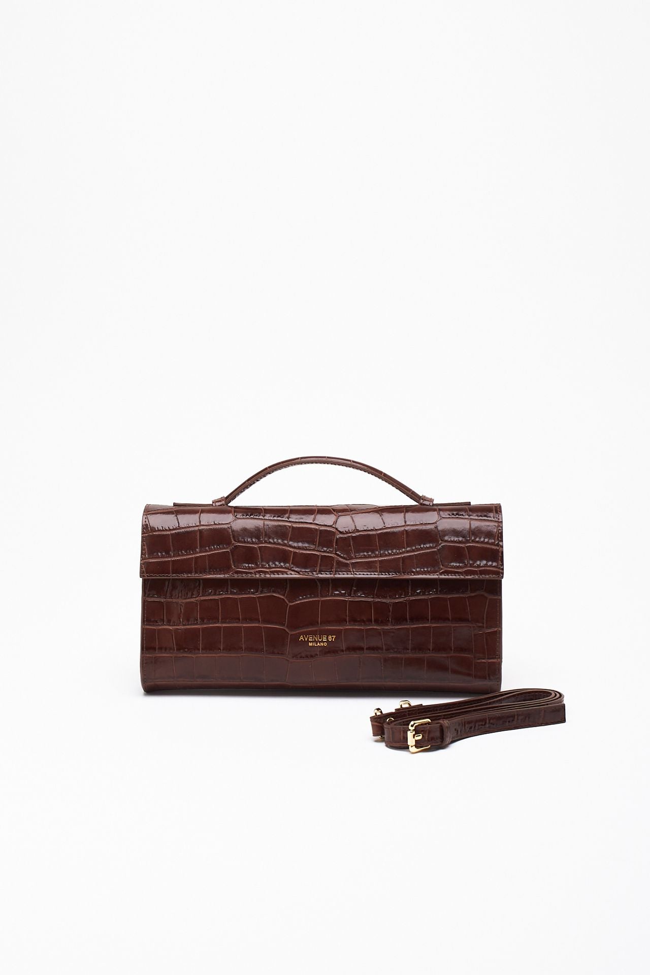 Borsa PALOMA in pelle cocco testa di moro women Avenue 67 - 4