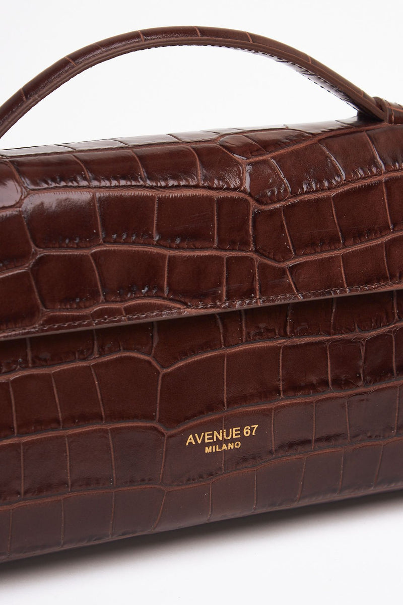 Borsa PALOMA in pelle cocco testa di moro women Avenue 67 - 5