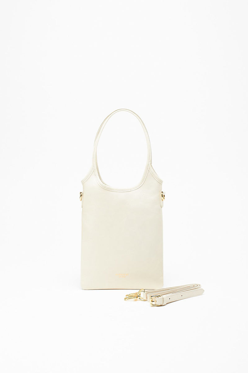 Borsa SHANTY XS in pelle panna women Avenue 67 - 5