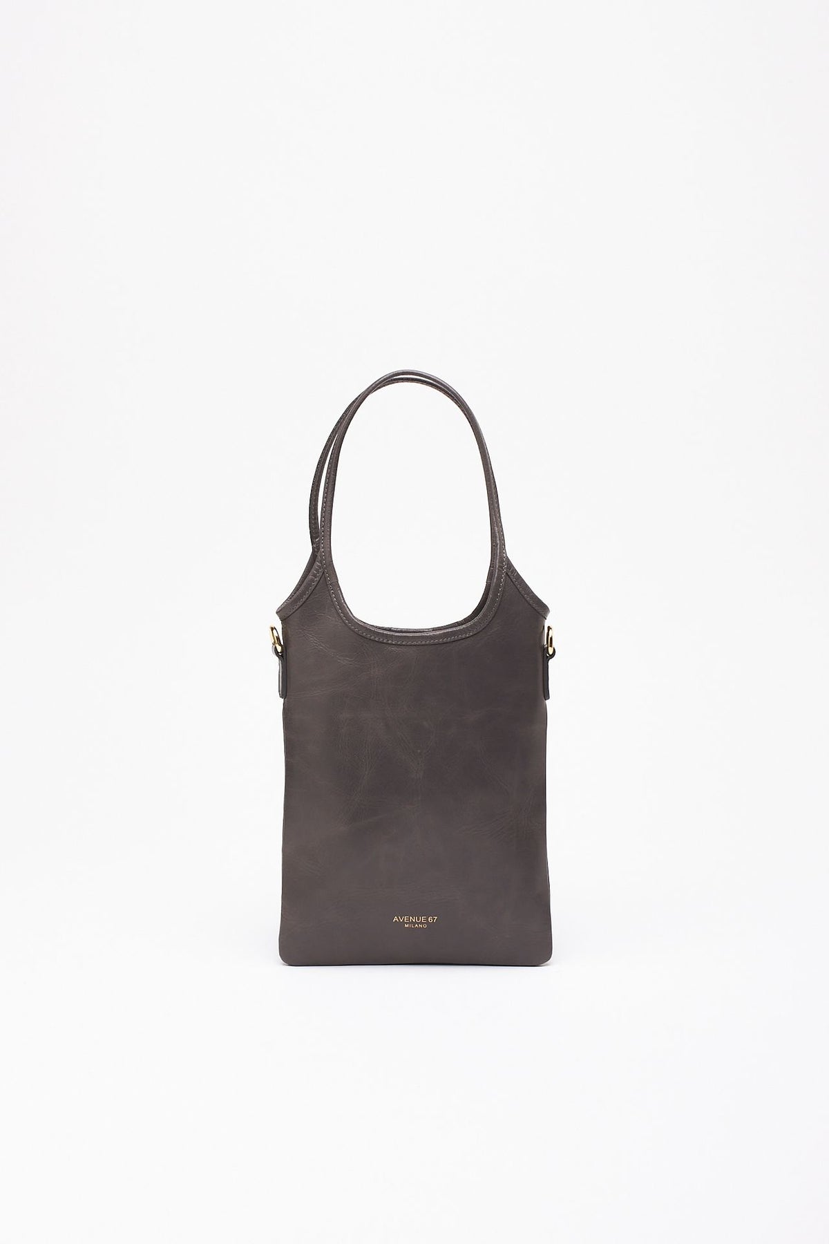 Borsa SHANTY XS in pelle grigio women Avenue 67 - 1