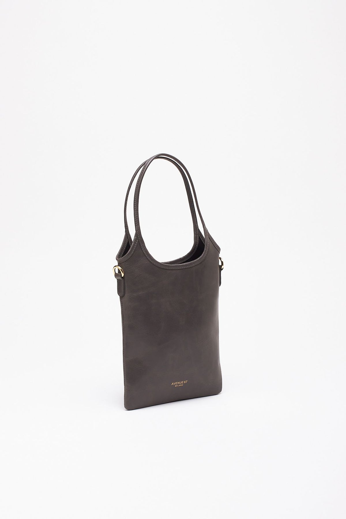 Borsa SHANTY XS in pelle grigio women Avenue 67 - 2